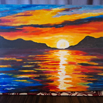 Original Oil Painting - "Tranquil Twilight"